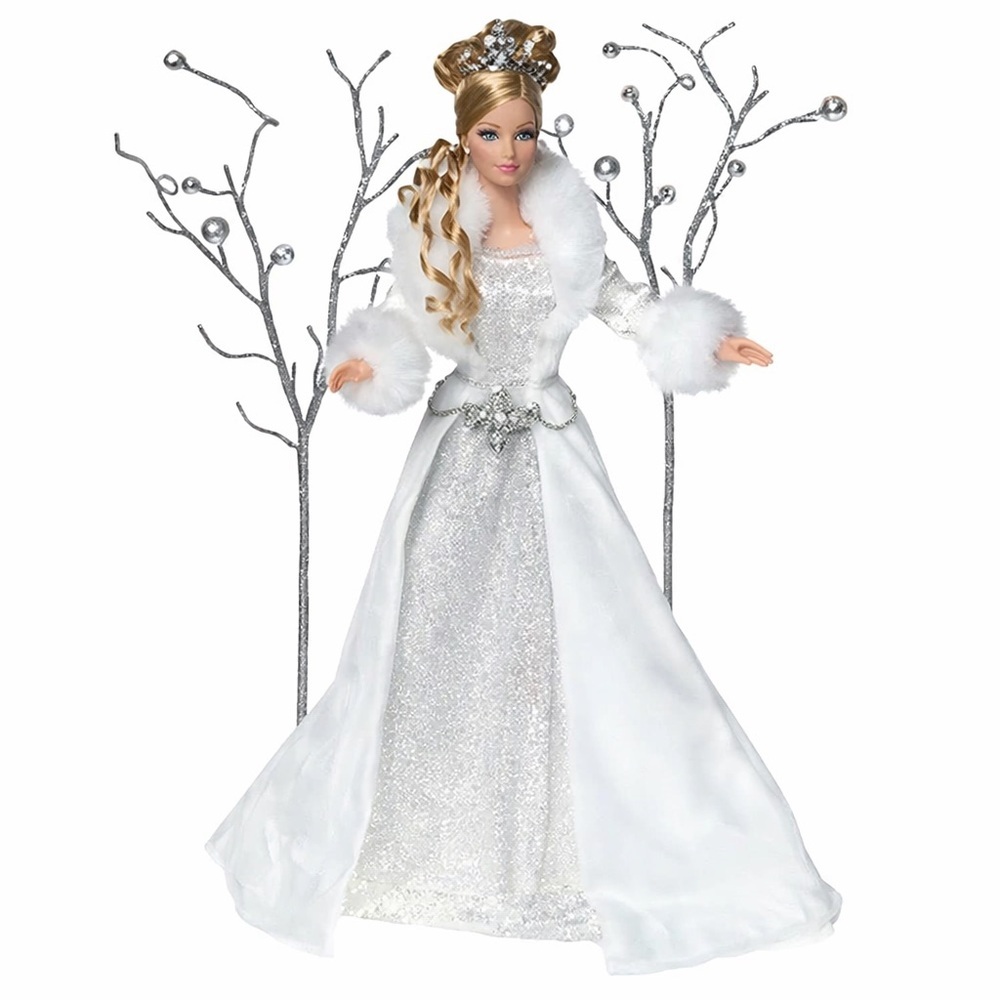 2003 Vintage Holiday Visions Winter Fantasy Special Edition Holiday Barbie Doll - Picture 4 of 11
